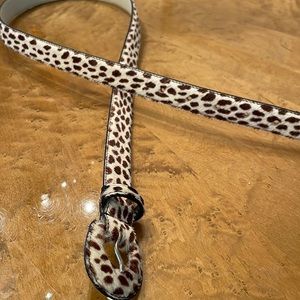 Women’s Extra Large Cheetah Print Belt